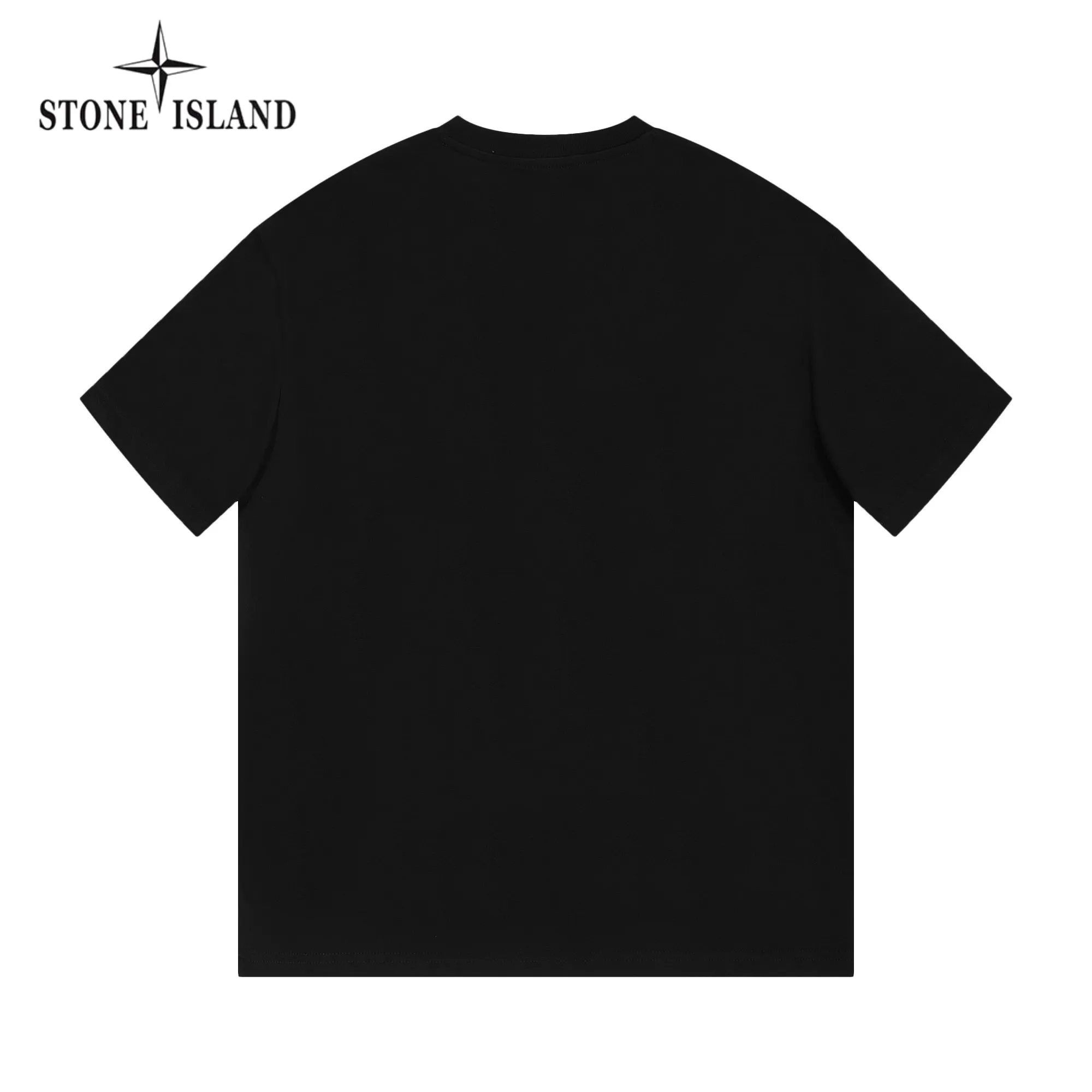 P150 STONE ISLAND Stone Island solid color logo, available at the counter, original order, fashionable and casual round neck short-sleeved T-shirt, the upper body is very unique! Eye-catching and bright, imported original fabric, 🪡 craft letter pattern decorated logo, simple yet fashionable, classic atmosphere, comfortable and breathable, handsome and stylish upper body, 2️⃣ recommended colors, size: S-2XL